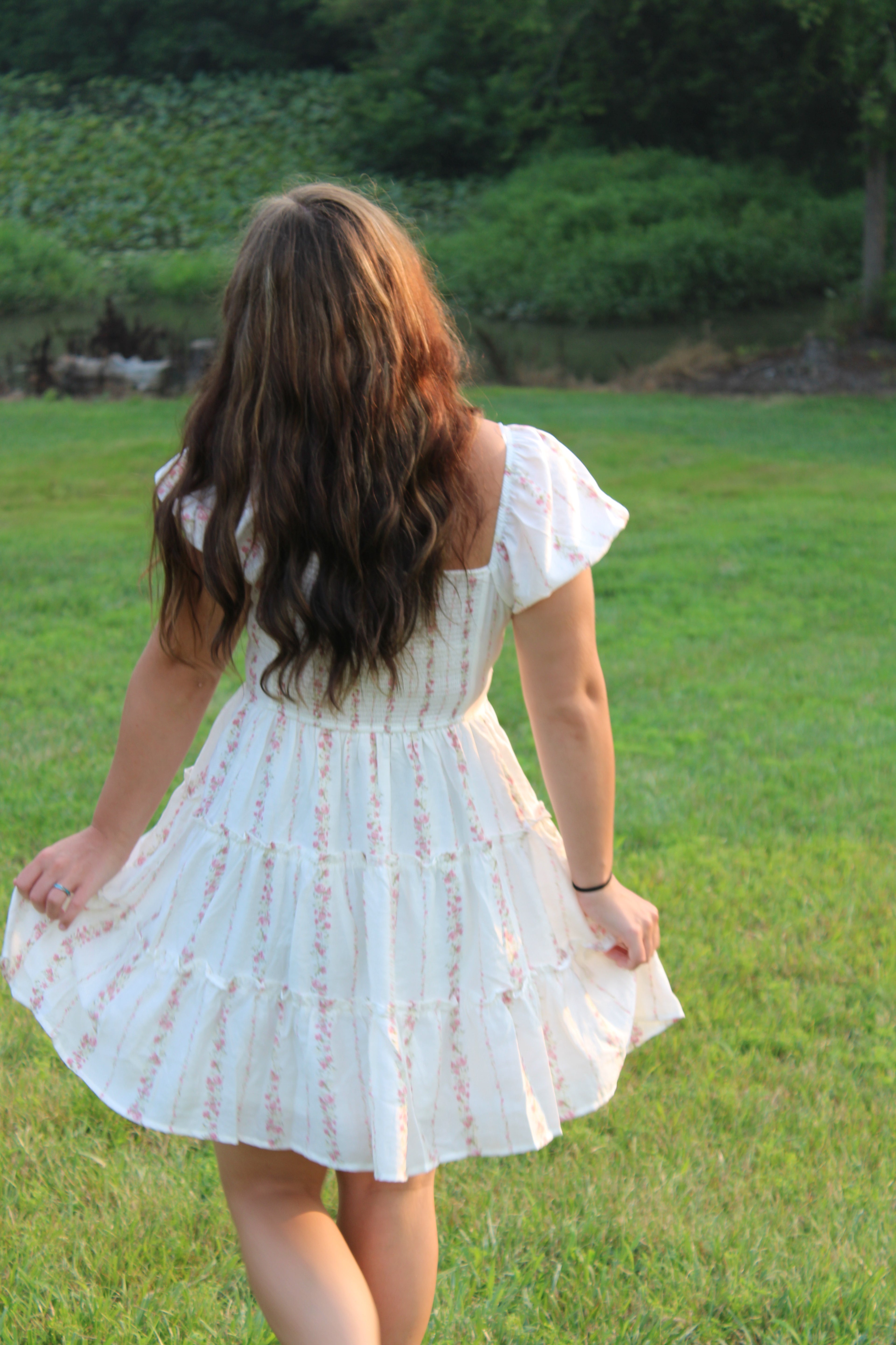 Pink Wildflower Mini Dress