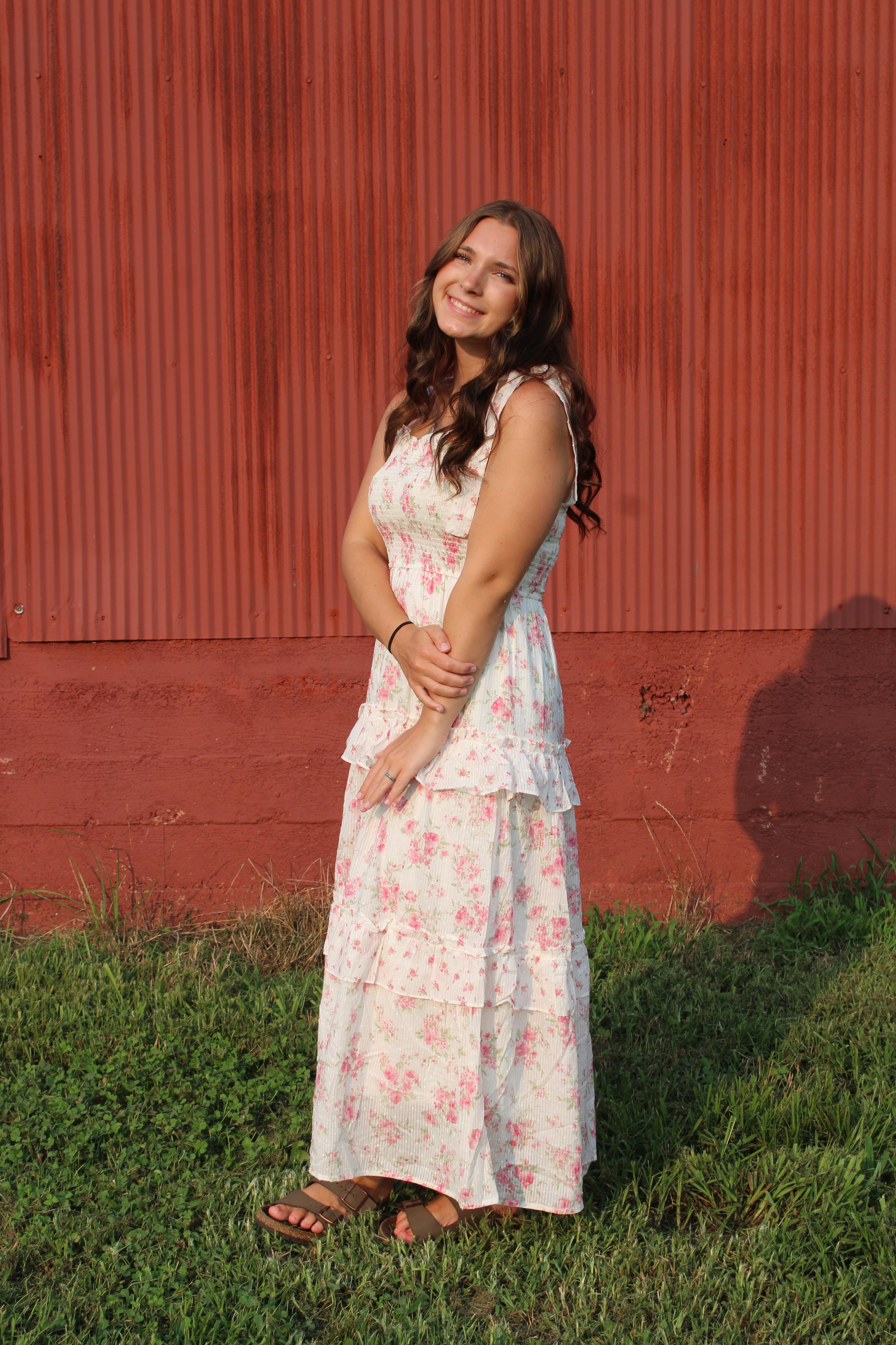 Floral Ruffle Dress