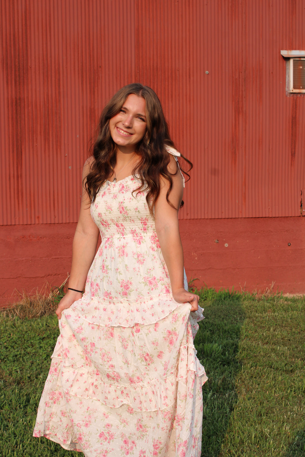 Floral Ruffle Dress