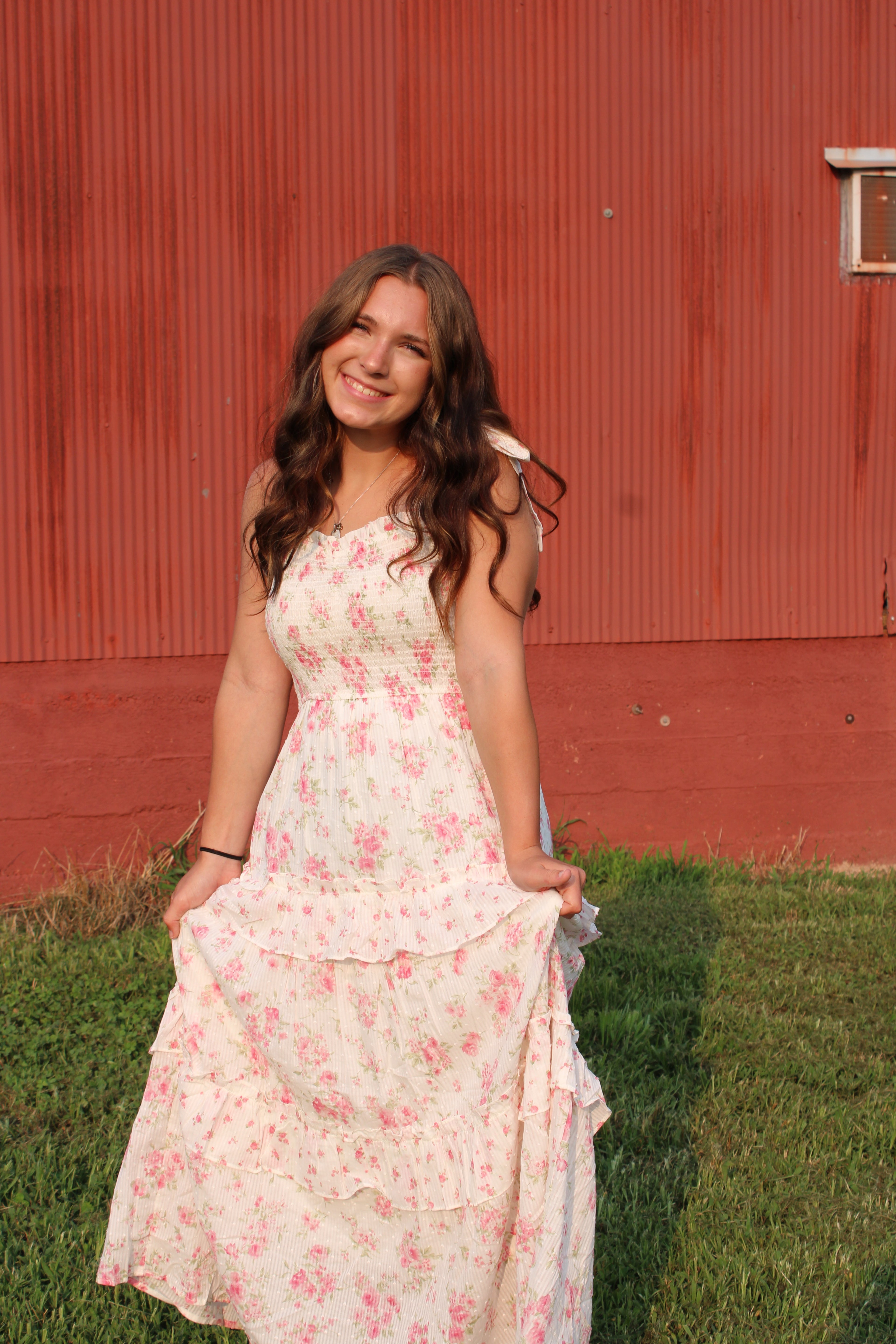 Floral Ruffle Dress