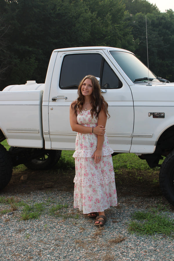 Floral Ruffle Dress