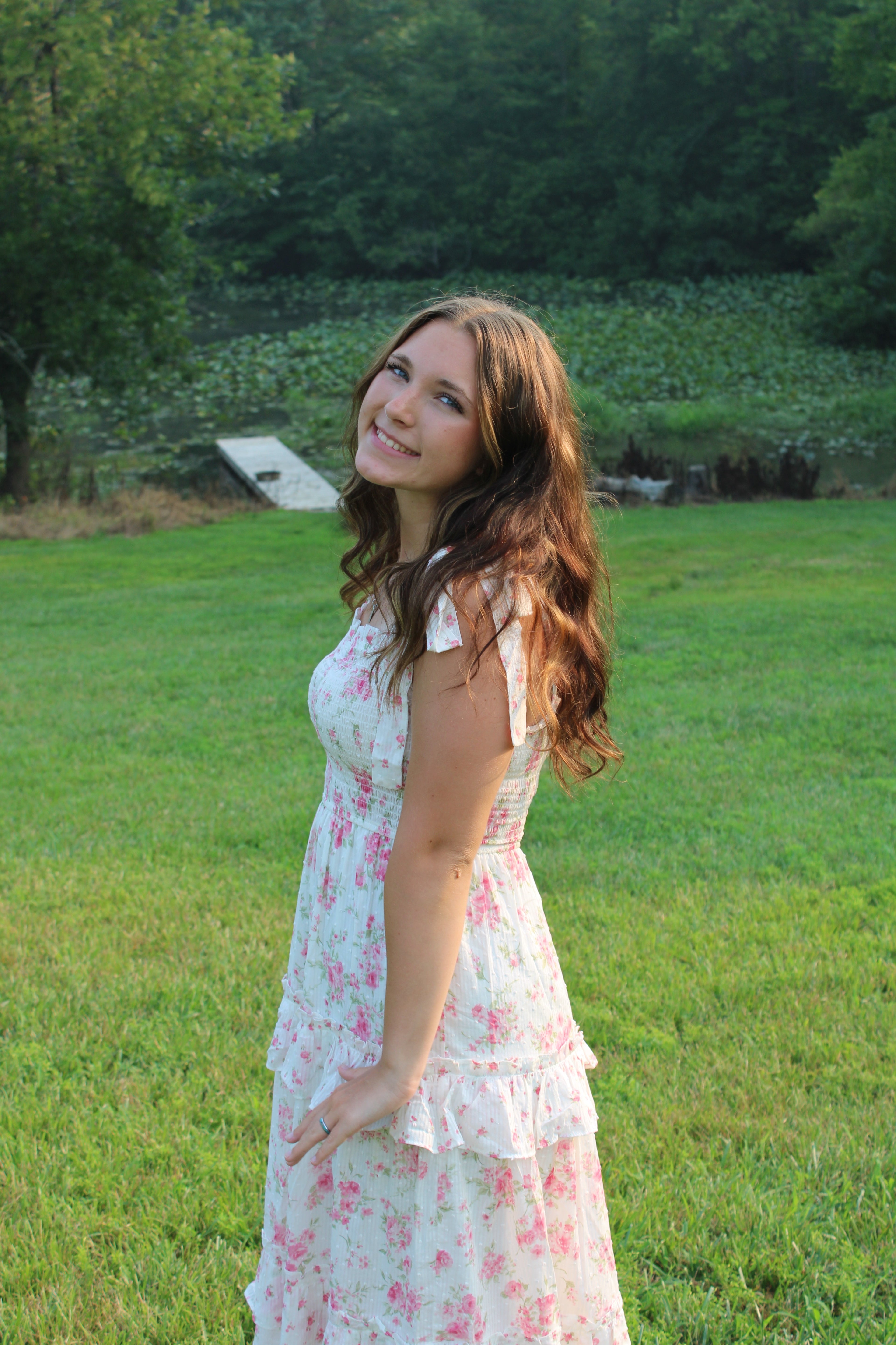 Floral Ruffle Dress